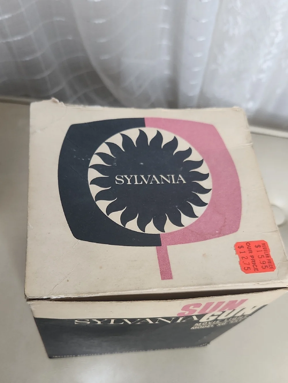Vintage Collectable Sylvania Sun Gun Movie Light Model SG-55T W/ original box